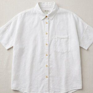 Madewell Women T-shirt, Color White, Size M